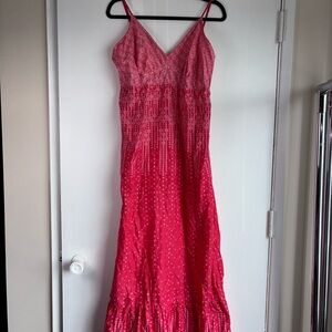 Vibrant Pink American Eagle Maxi Dress